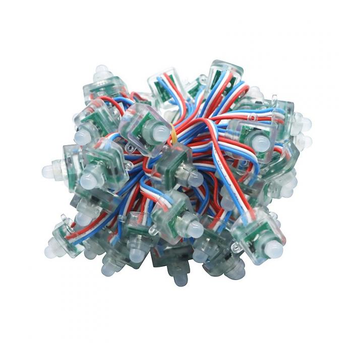 Kanal Mektup Kare LED Piksel Dize DC5V WS2811 Kare 12mm Dağınık 0