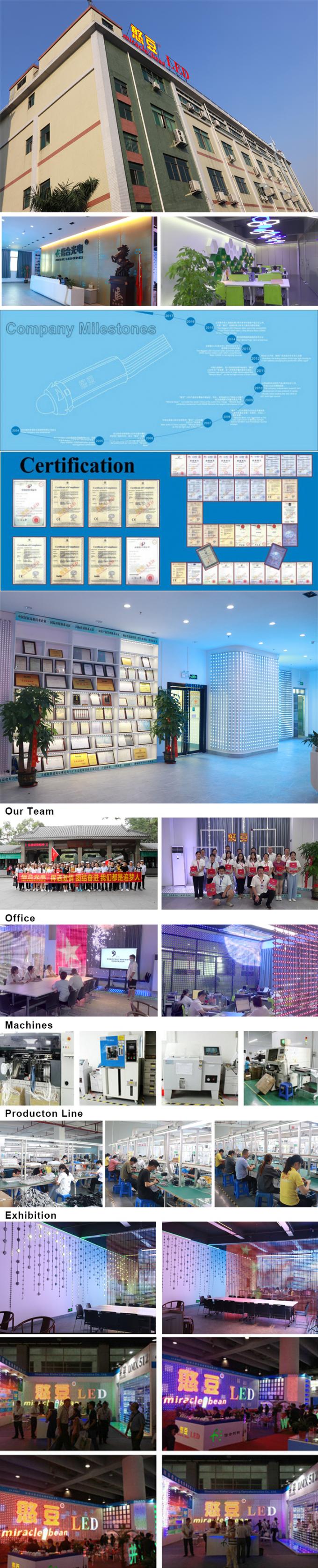 20MM Kalıcı Tatil Işığı 5050 Rgb Rgbw 1903 2904 Dmx512 IC Led Piksel Nokta Işığı 11