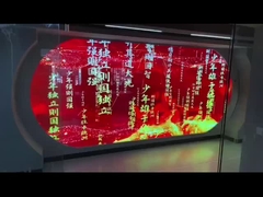 LED Şeffaf Ekran LED ızgara Ekranı Şeffaf Mesh LED Ekranı Video Duvarı İç mekan P3.9-7.8