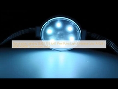 Dekorasyon Aydınlatması SMD3535 Ip67 Piksel Nokta Işığı Renk Yayan Kırmızı/Yeşil/Mavi / 2000-6500K Özelleştirilmiş renk