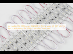 led modülü6112-2835 güç 1.2W LM150-165LM açı 160 IP65, ışıklı kutu ile farklı ışıklı karakterleri sergileyen