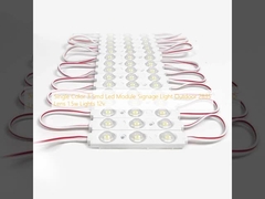 Tek Renkli 3 Smd Led Modül Tabela Işığı Dış Mekan 2835 Lens 1.5w Işıklar 12v