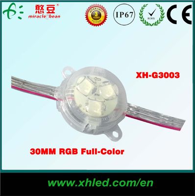 30mm RGB Full Color Led Pixel Light DC12V For Theme Park Decoration