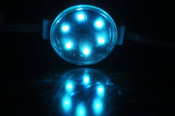 50mm DC24V 2W LED Pixel Light Full Color Rgbw Smd3535 6 Lamps IP67 LED Dot Programmable