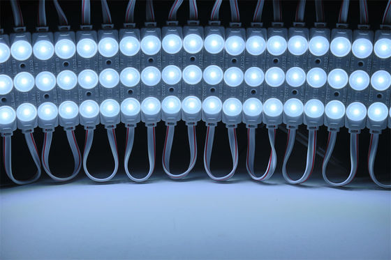 RGB Full Color 1.2w 12v Outdoors IP67 Waterproof 2835 3LED SMD Injection LED Module For Advertising