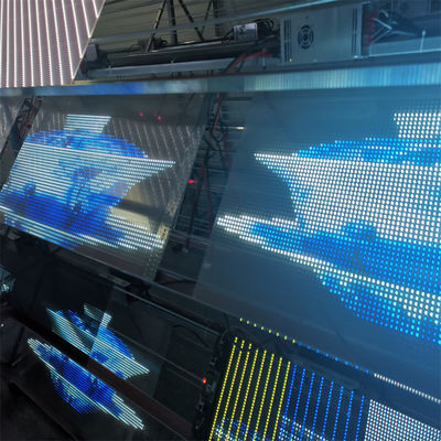 High Definition P6 LED Transparent Film Screen For Indoor Video Wall With Easy Installation And RGB DC5V