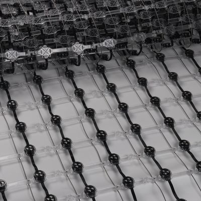 Soft Flexible LED Mesh Transparent Display Screen Full Color for Outdoor Advertising