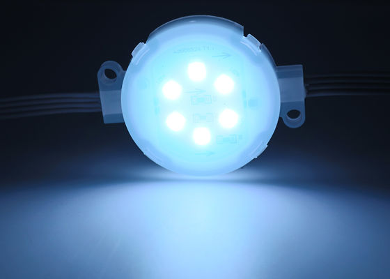 Amusement Point Light Programmable 24V LED Outdoor Pixel Light LED String Rgb Light 50mm Diameter