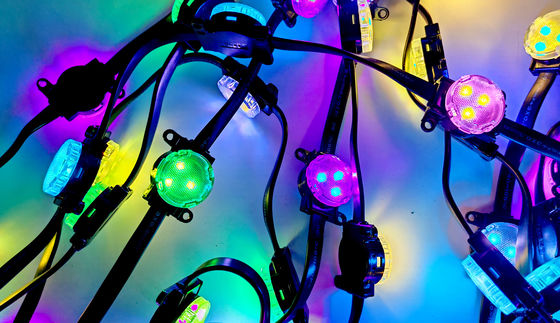 30mm Diameter 3LEDs/pcs LED Point Light Source for Park Building Outdoor Landscape Decoration