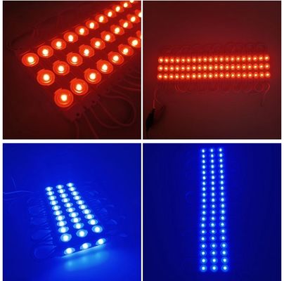 LED Module for Outdoor Decorative Lighting DC 12V 1.5W 3 Lens Inject Light SMD2835/SMD5730 1200-15000k