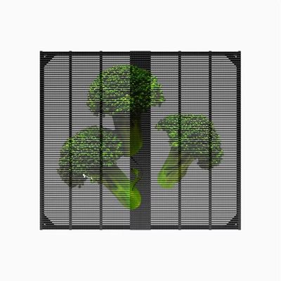 High Definition Led Grid Screen Full Color Indoor Mesh Transparent Grille Screen for Shopping Mall