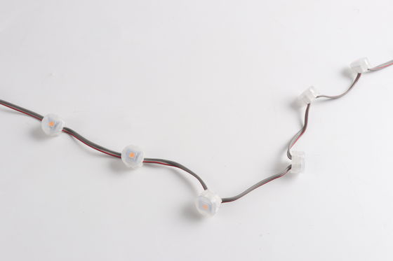 High Quality High Brightness 20mm RGBW LED Point Light 5V 0.4W IP67 Amusement Funfair Landscape Mini LED Point Light