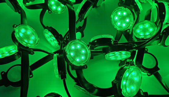 Outdoor IP67 36V Long Distance Waterproof 40mm Pixel LED Point Light Source White Emitting Permanent LED Pixel Light