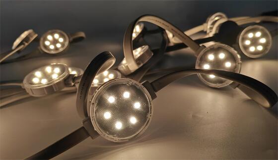 50mm Waterproof IP67 LED Point Light With Optical Lens Ideal For Building Doorfront Decoration Retail Store Business Traffic Increase