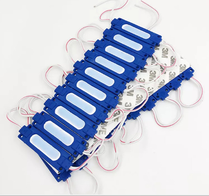 Reklam Kutusu için DC 12V LED Enjeksiyon Modülü 2W PVC IP65 Şeffaf Lens COB LED Modülü