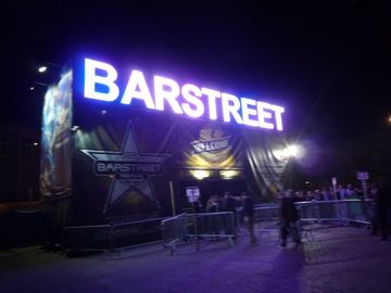 Süper Renkli Efekt Ön Eğlence Parkı, Kulübü, Bar İçin Mektuplar Sign