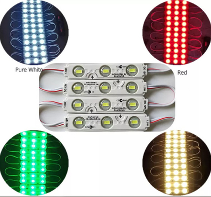 DC 12V 1.5W LED Modül Dizeleri Su Geçirmez 3 LEDS IP65 SMD 5730 Tabela Işık Kutusu için LED Modülü