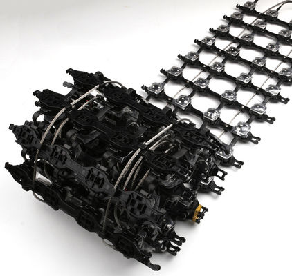 Customized Mesh LED Screen Waterproof IP67 12V RGB Outdoor Flexible Video Display