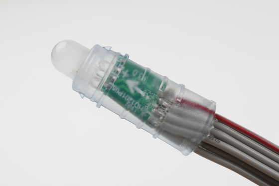 Mucize Fasulye 12mm LED Piksel Işık RGB Su Geçirmez IP67 0.3W 5V
