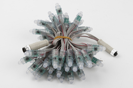 Dış Mekan 12mm RGB LED Piksel Işık Su Geçirmez IP67 0.3W 12V