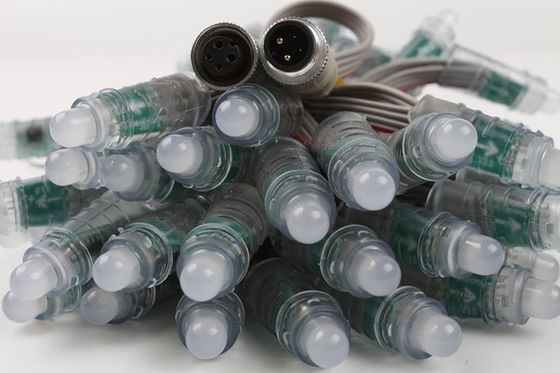 Outdoor 12mm RGB LED Pixel Light Waterproof IP67 0.3W 12V