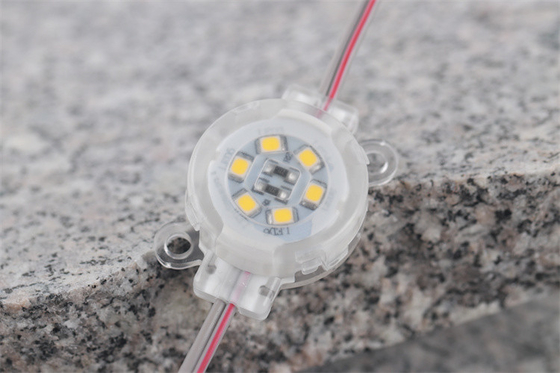 DC12V 0.6W LED Piksel Nokta Işığı Su Geçirmez IP67 SMD2835 30mm 6500K PC Anti - UV