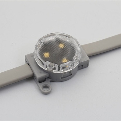 DMX512 30mm LED Nokta Işık Dekorasyonu Smd3535 IP67 RGBW 1W DC12V