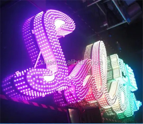 WS2811 RGB Piksel LED Dize Işıkları 5V 12V Programlanabilir 12mm Akıllı Tam Renkli Piksel LED