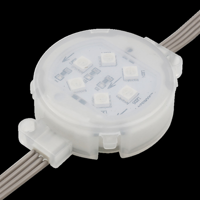 Dış Mekan Suya Dayanıklı IP67 LED Nokta Işığı 1.5W Smd5050 DC24V 50mm RGB DMX512