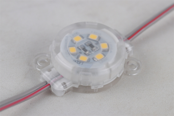0.6W DC12V Tek Renkli LED Işık Noktası Su Geçirmez IP67 30mm