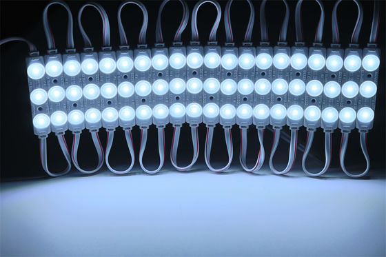 Yüksek Güçlü 12v 3 Light SMD LED Modülü Lens ile Su geçirmez Ip65 Enjeksiyon 3030 LED Modülü Işıklar İçin