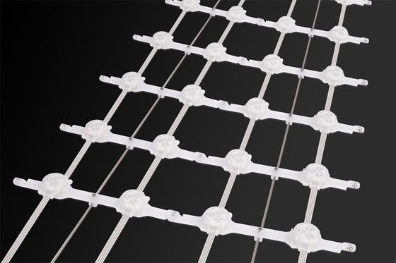 Outdoor Waterproof 48W DC12V LED Mesh Screen SMD3535 DMX512 With IP67