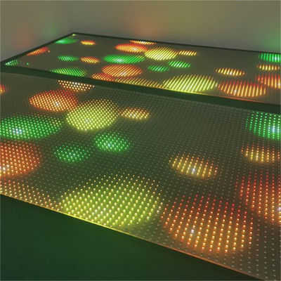 Ultra İnce Esnek DC5V P20 LED Şeffaf Film Ekranı SMD2121 100000 saatlik ömrü ile