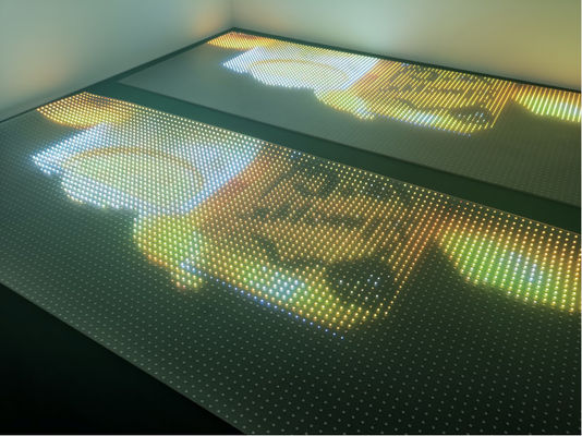 Ultra İnce Şeffaf LED Ekran Dükkan Pencereleri İçin Dış Açık Şeffaf LED Ekran