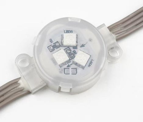 Şeffaf Kristal RGB LED Piksel Topu Esnek Yumuşak 3D LED Nokta Işık Kaynağı