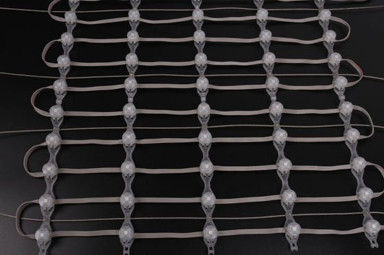 DC12V LED Mesh Ekranı 20mm 0.3W Tam Renk Yüksek Parlaklık İçeride Dışarıda Su geçirmez