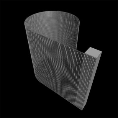 Super Slim Transparent LED Film With PCB Board RGB Flexible And Easy To Install For Shopping Mall P8 DC5V