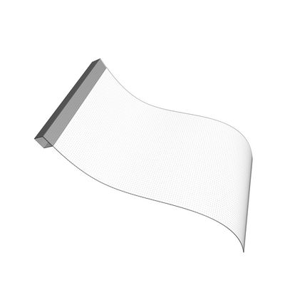 DC5V P8 Pencere ve Cam için Esnek Şeffaf LED Ekran