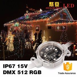 SMD5050 IP67 RGB LED Piksel Yılbaşı LED Şerit Işık 0.9Watt DC15V
