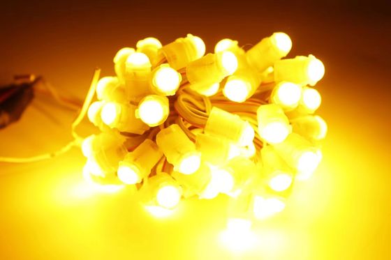 En Son Tasarım Dışarı Sarı Eğlence Pixel LED 12V 9MM Dekoratif LED Pixel Işık