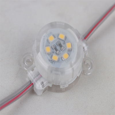 LED nokta ışığı Kalıcı Tatil Dekorasyonu Işık Evi DC9V 0.75W 25mm Dış Su geçirmez LED nokta lambası RGBW