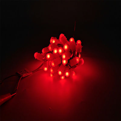 String Light 12mm Led Pixel Modülü / 8mm Staw Hat LED Pixel Light PVC + silikonFor Outdoor LED Lighting Channel Letters
