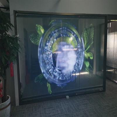 Esnek LED Şeffaf Film Ekranı Reklamcılık İçin Kolay Kurulum LED Panel-p8