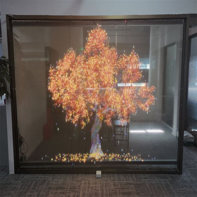 Dış Reklam Ultra İnce Kristal Ekran P20 RGB Esnek Şeffaf LED Ekranı