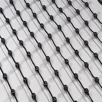 Outdoor Flexible LED Mesh Screen for Advertising Stage Background P100 DC12V RGB Display Screen