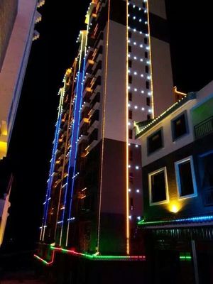 IP67 Waterproof RGB 50mm SMD3535 DMX512 Smart Pixel LED Point Lights PC Body.