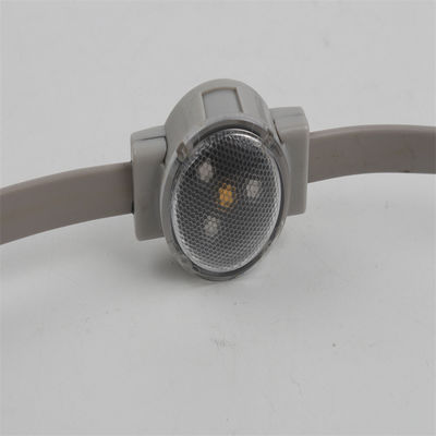 RGB SMD3535 Tam renkli LED piksel 30mm 12V 1W yuvarlak su geçirmez lens kapağı ile LED Noel ışıkları