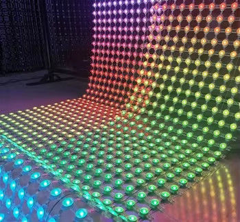 3in1 SMD3535*3 Programlanabilir Tam Renkli LED Mesh Ekran Paneli Reklam için IP67 Koruma Sınıfı