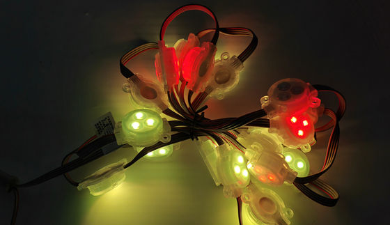 Noel LED Piksel Nokta Işığı 30mm RGB Su geçirmez Yol Işığı