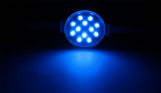 12LED renkli 24V 50mm nokta ışık kaynağı DMX512 dekoratif piksel ışığı